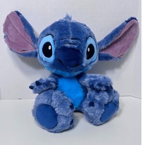 Disney Parks Stitch Plush Stuffed Animal Experiment 626 Blue 10" Kawaii Alien